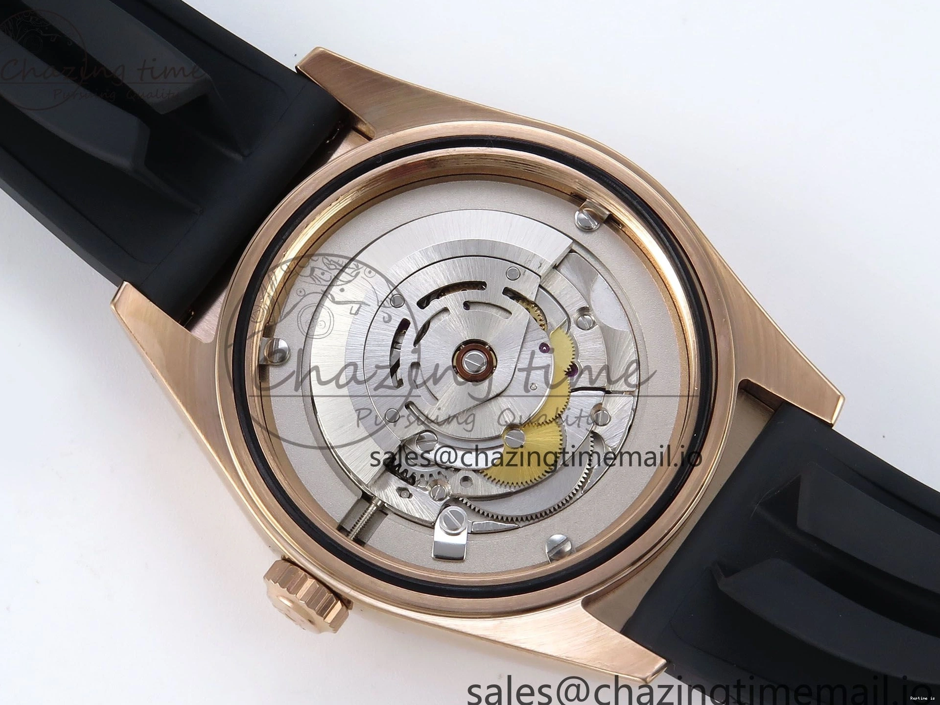 0104 Sky-Dweller 336235 RG ZF 1:1 Best Edition Gray Dial on Oysterflex Strap A23J (Gain Weight) SportInspired 908